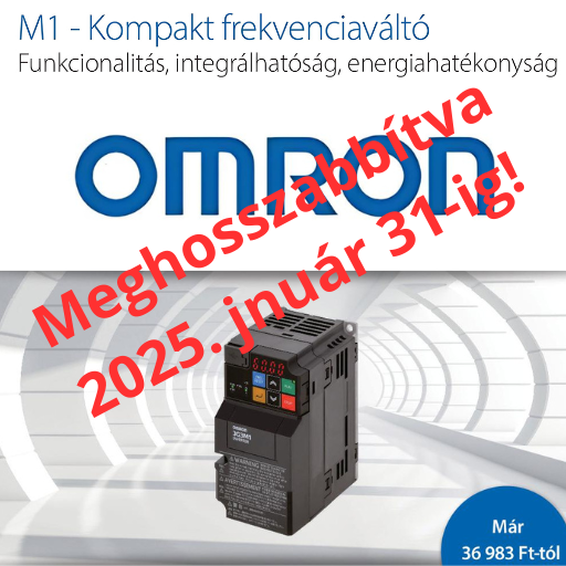 OMRON M1 kompakt frekvenciváltó akció